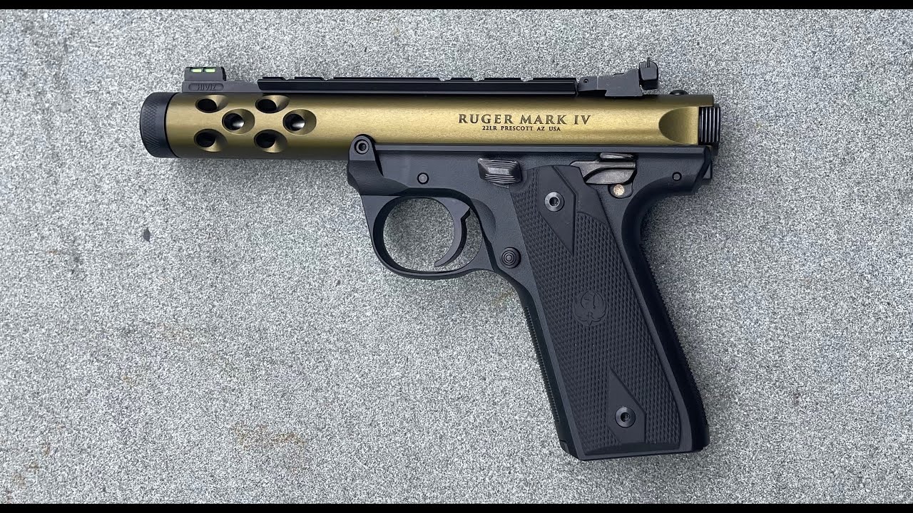 Ruger Mark IV 22/45 LITE 22LR - Ammo Cycling Test