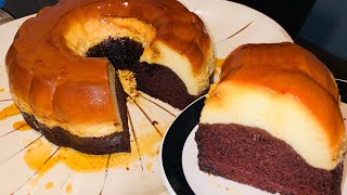 Delicioso chocoflan / pastel imposible 🥮 sin horno y sin harina preparada