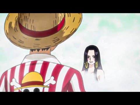 Luffy Meet Boa Hancock in A Bath! | One Piece 895