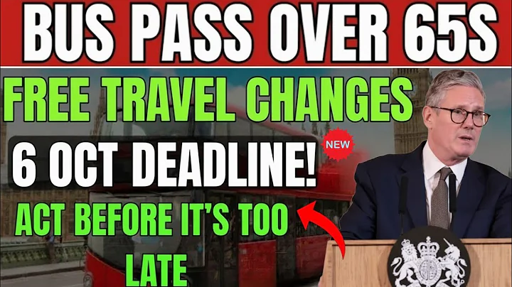Major Update: UK Bus Pass Rules Shifting from 6th October 2025 – What You Should Know!