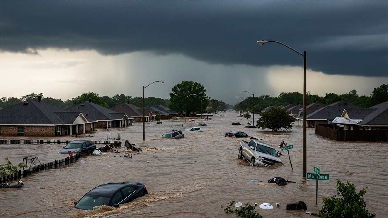 Louisiana Underwater! Torrential Rain Cause Flash Floods—Homes and Cars  Swept Away!