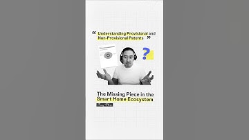 Understanding provisional and Non-Provisional Patents #shorts  #entrepreneur