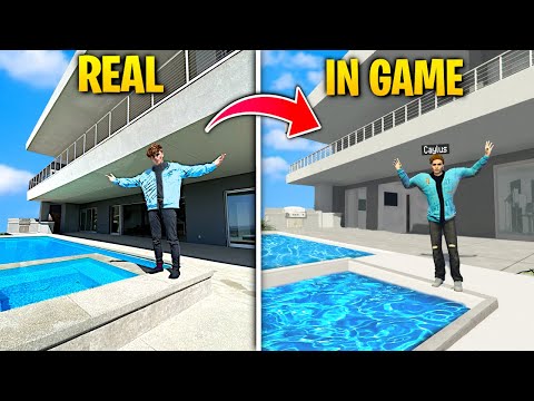 They Put My REAL LIFE MANSION Into GTA 5.. (INSANE)