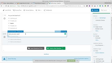 Introduction to Qualtrics: Multiple Choice