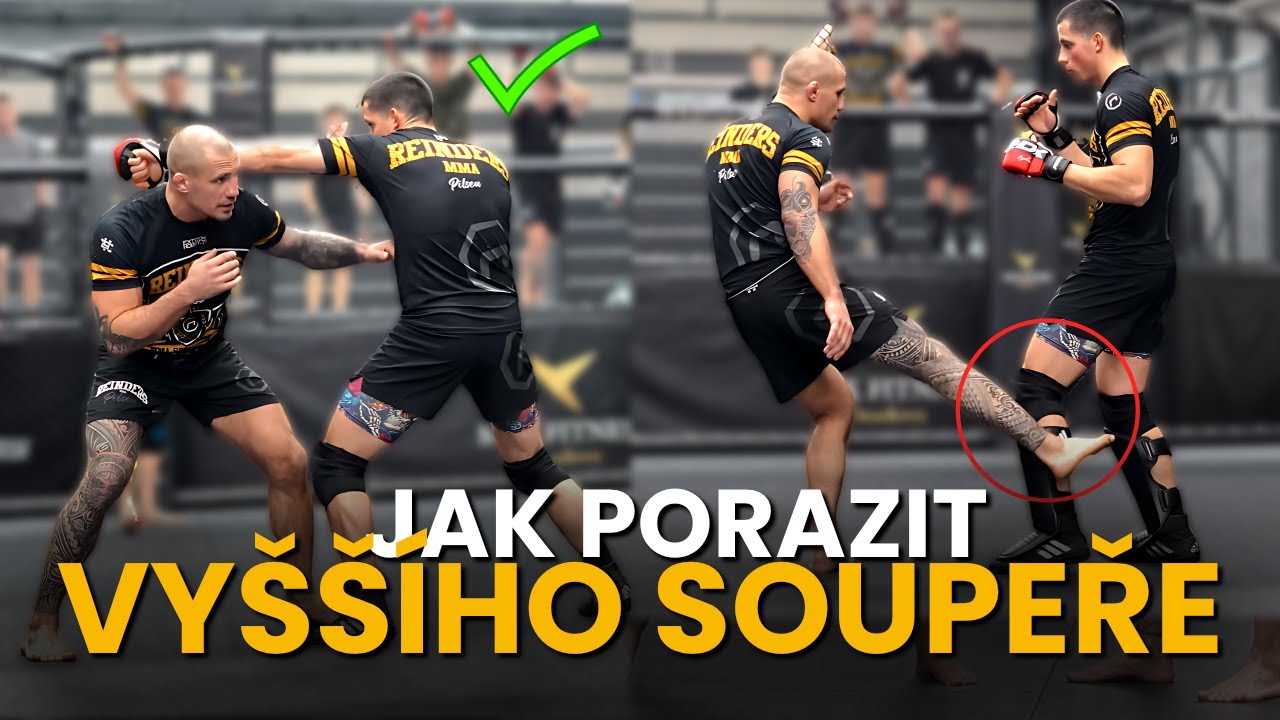 7 klíčových taktik, jak porazit vyššího soupeře (MMA, Box, Kickbox)