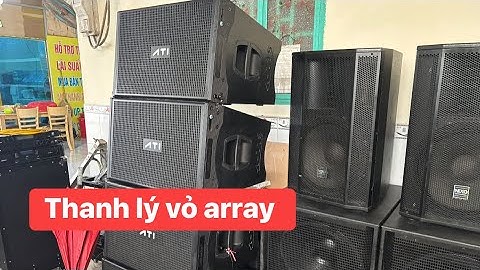 Vỏ array thanh lý