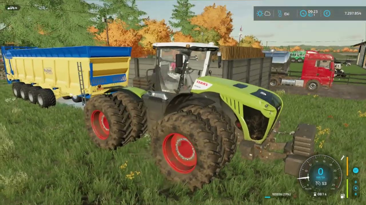 Farming Simulator 22 Ayçiçeği ve pamuk hasatı