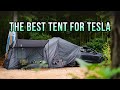 ACtent: A Tent Designed for Tesla Model 3 and Y. Easy to Set Up; Detachable.