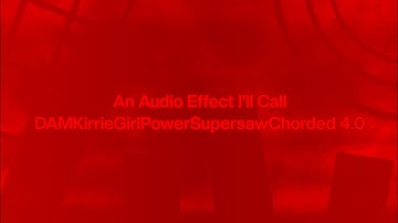 (New Effect) An Audio Effect I