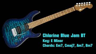 Chris Brooks Guitar BTs - Chlorine Blue Jam Backing Track