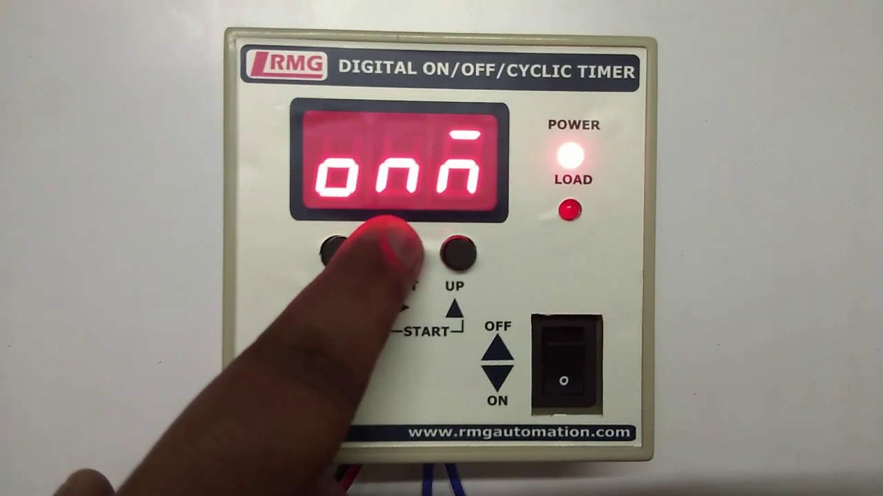 RMG DIGITAL ON/OFF/CYCLIC TIMER (DNFCT) - ENGLISH - YouTube