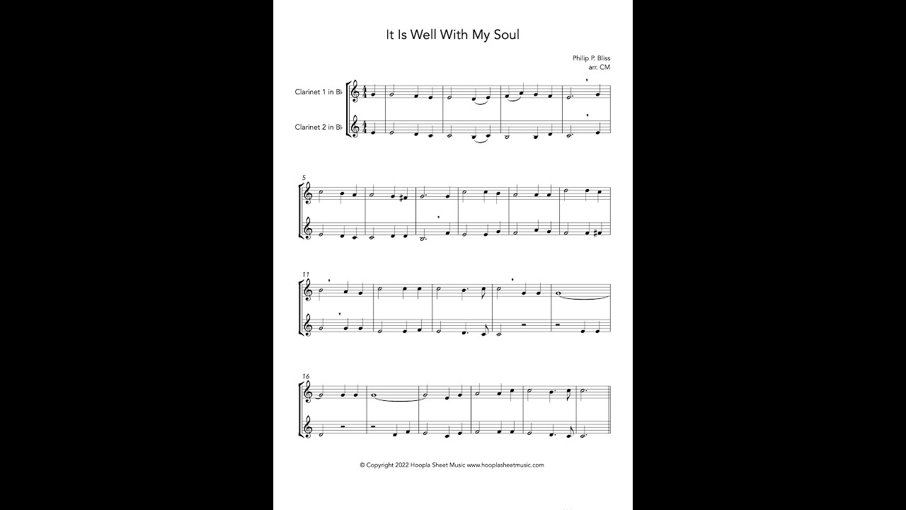 It is Well With My Soul Duet) YouTube