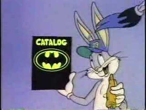 warner brothers catalog ad from batman bugs daffy