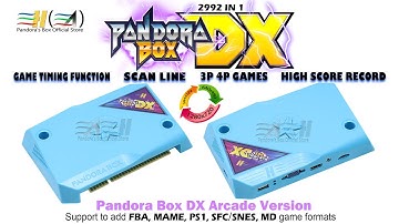 2021 New Pandora Box DX 3000 in 1 arcade jamma board HDMI VGA CGA CRT scan line support 3P 4P game