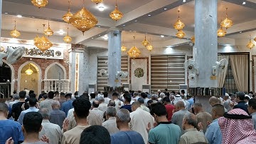 دعاء الوتر ليلة ٢٠ رمضان ١٤٤٣هجرية للقارئ محمد العكيدي في جامع خالد بن الوليد
