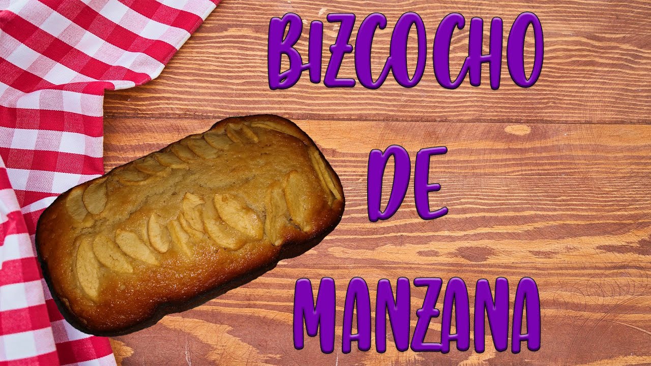 🍰Bizcocho de Manzana🍏 con Panificadora Muy Fácil!! 😋