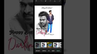 #picsart photo editing #prabhas editing #picsarteditingintelugu screenshot 1