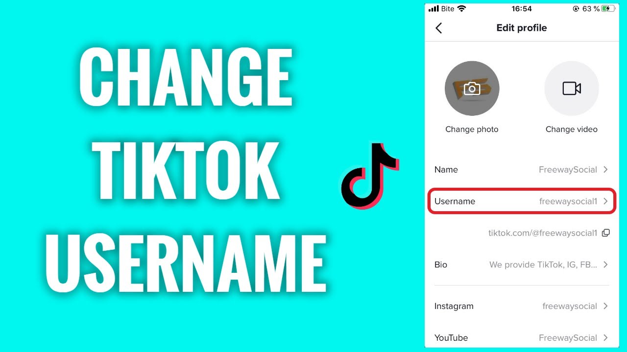 How To Change TikTok Username YouTube