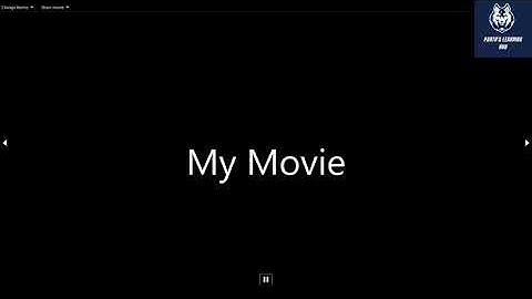 How to add title in windows movie maker