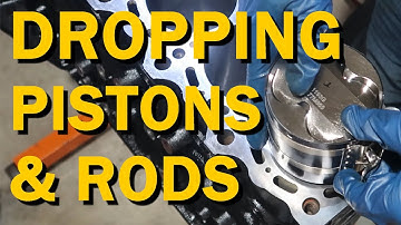 Installing Pistons and Rods into the Block - 2JZ to E46 Conversion