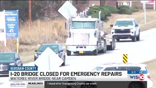 SCDOT expects closed I-20 Wateree Bridge to be open by Saturday