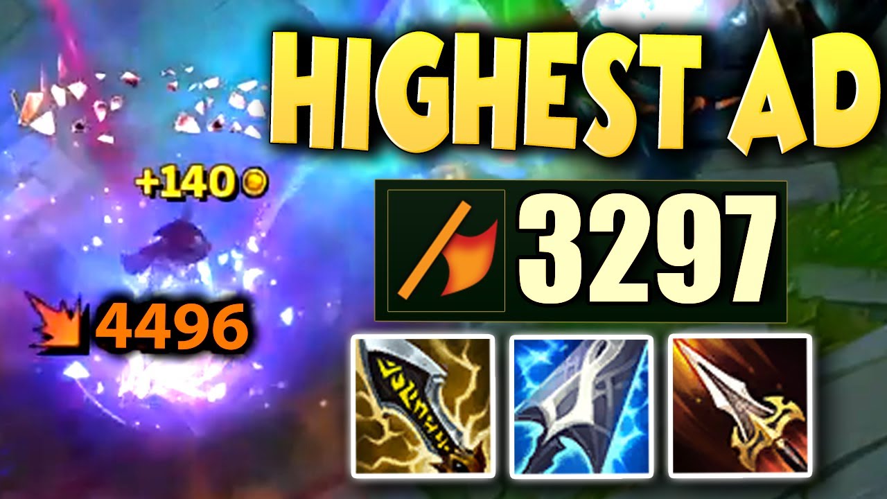 3297 AD JHIN! ATTACK DAMAGE RECORD SEASON 11