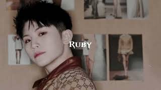 Woozi - Ruby (slowed down + reverb)