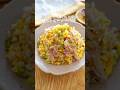豚こまとふんわり卵のねぎ塩チャーハン#ランチ #お昼ごはん #炒飯 #レシピ