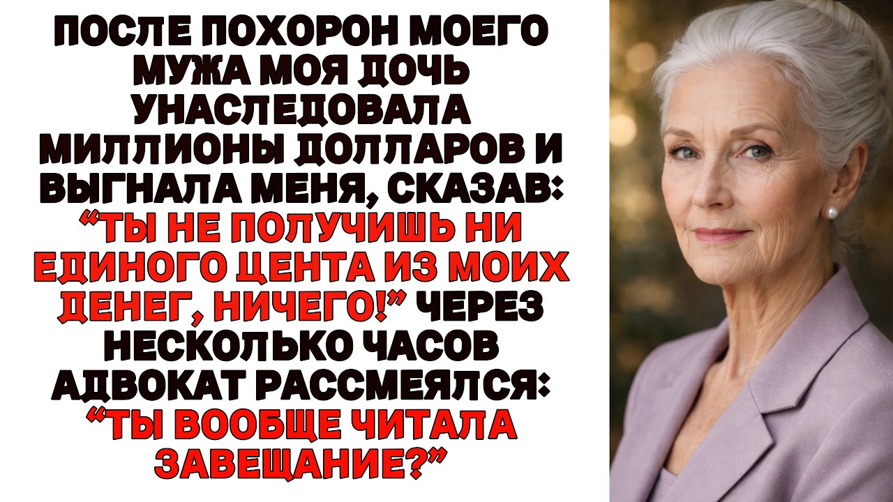 Моя дочь получила миллионы  и выгнала меня — но через несколько часов она умоляла меня о помощи.