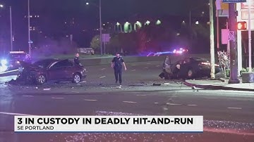 Driver involved in deadly hit-and-run crash in SE Portland arrested for manslaughter, DUII