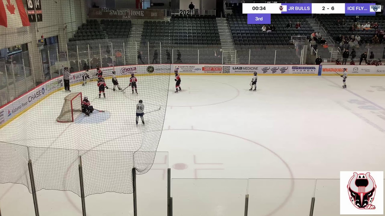 Live powered by Swish Live app
JR BULLS VS ICE FLYERS