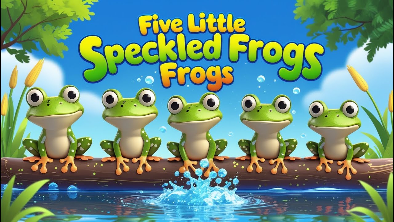 "Five Little Speckled Frogs – Fun Counting Song for Kids | Smiley ...