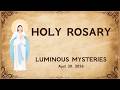 Daily Rosary &amp; Intentions | Apr 30, 2026 | Luminous Mysteries