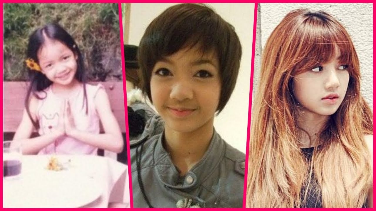 blackpink, lisa, before and after.