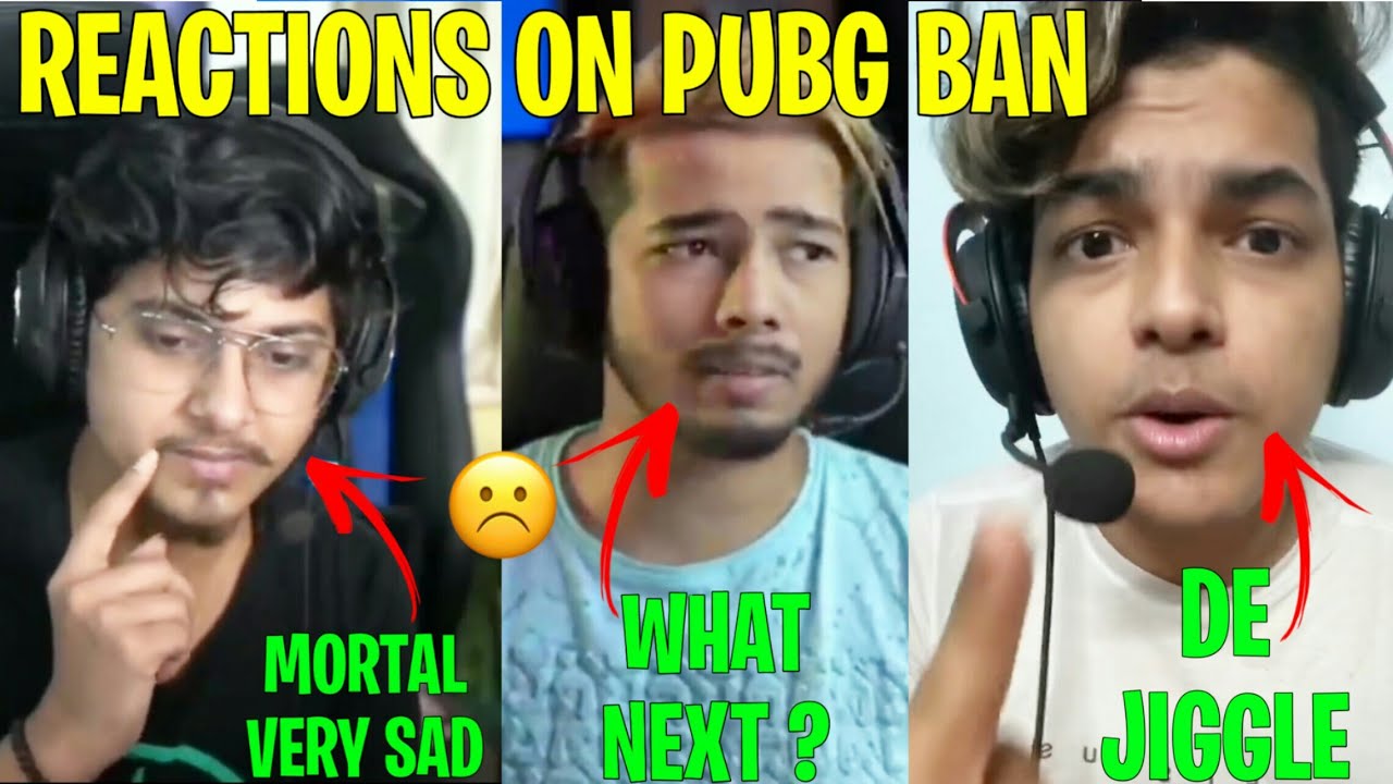 MortaL Sad Reaction On PUBG Ban -  Scout, Harsh Beniwal and other YouTubers Reaction On PUBG Ban