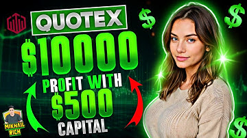 QUOTEX SNIPER ENTRY STRATEGY | PROFIT OVER $10000 WITH $500 OF CAPITAL | 99% WIN AND EASY TO LEARN