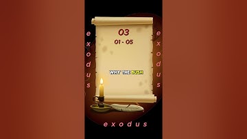 Exodus  03 / 01-05 - "Powerful Bible Verse You Need Today!