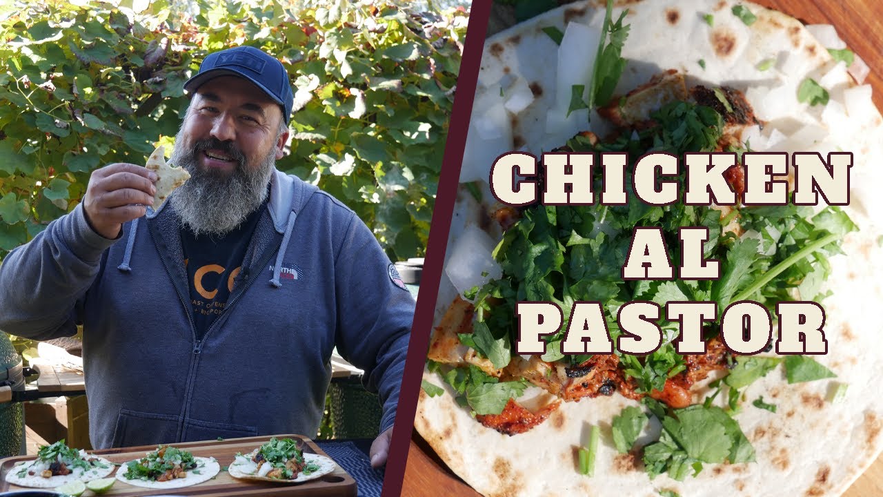 CHICKEN AL PASTOR - Mexikanische Street Food Tacos
