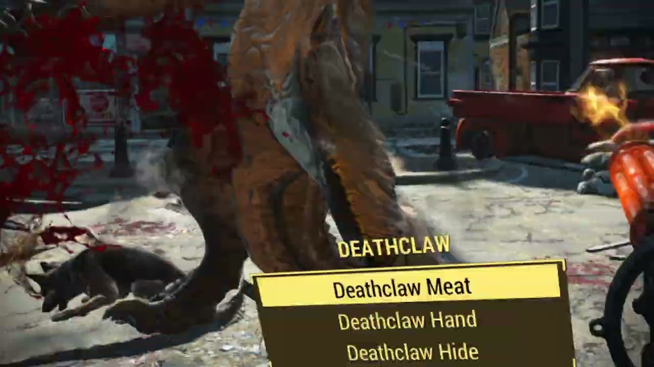 Fallout 4 VR Part 2 Fighting A Deathclaw!