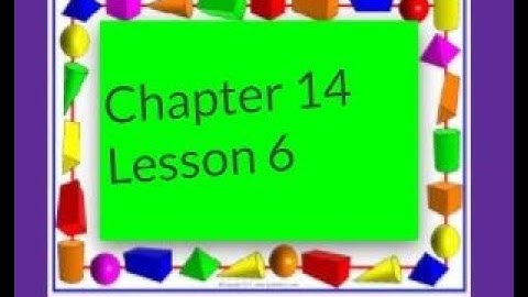 My Math Flip Chapter 14 Lesson 6