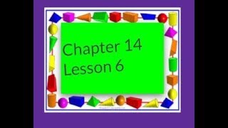 My Math Flip Chapter 14 Lesson 6