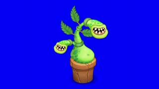 Chroma Key My Singing Monsters - Potbelly On Plant Island, Blue Screen