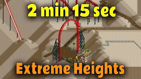 Beating Extreme Heights in 2m 15s - OpenRCT2 speedrun
