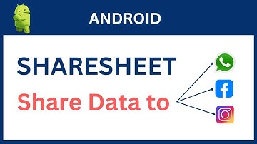 Android ShareSheet I Android sharing data | Android sharing between apps | Android tutorial