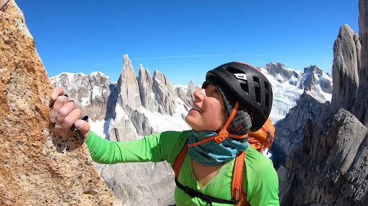 Climbing Aguja St. Exupery via Chiaro de Luna