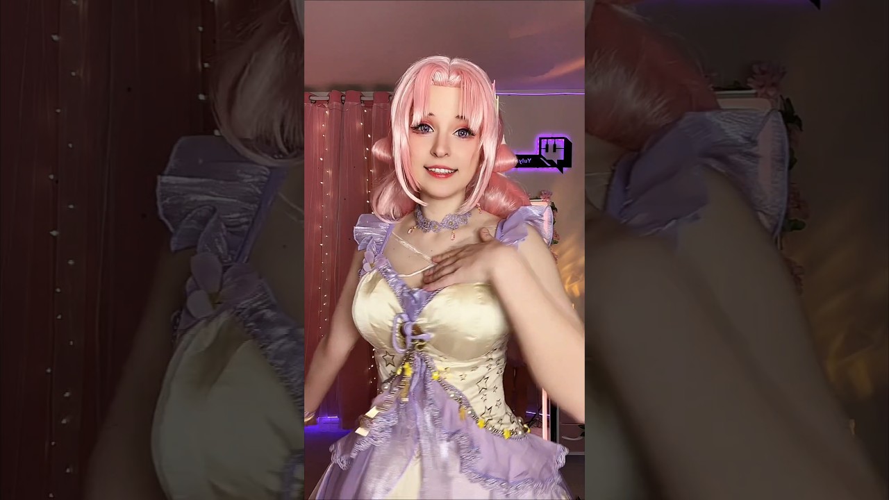 Caramelldansen in Ukrainian💗 #cosplay #cosplaygirl #narakabladepoint #zipingyin #cutecosplay