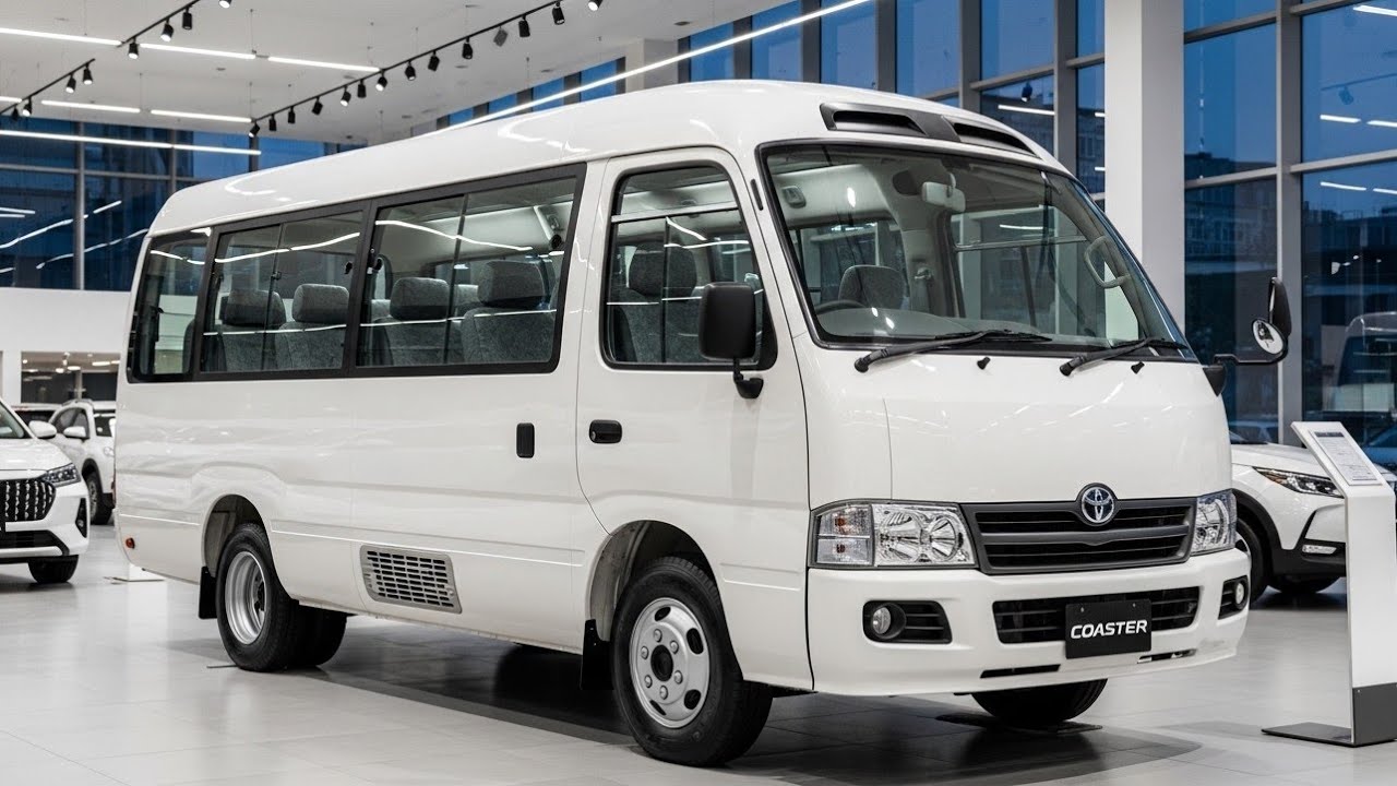 Toyota Coaster 10 Seater 2026 | Full Review, Interior, Exterior & Price