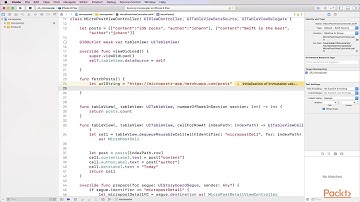 Full Stack Swift Development  :  Using URLSession | packtpub.com