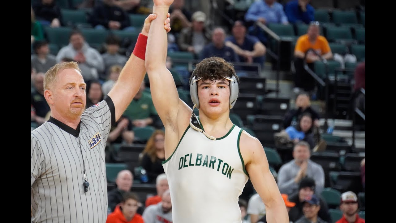 #1 Louie Cerchio of Delbarton defeats #2 Jasiah Queen | 2023 NJSIAA State Tournament Finals
