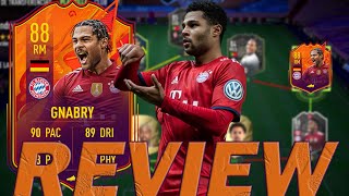 MEJOR QUE SANE 88 SERGE GNABRY HEADLINER DESTACADO PLAYER REVIEW FIFA 22